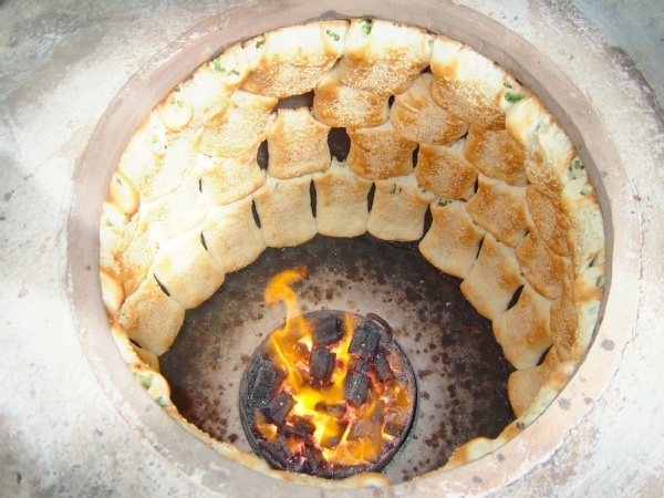葱花缸炉葱花死面饼做法图解缸炉烧饼图片
