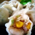 蝦仁水餃水綜合包(高麗菜 韭菜 玉米 各10粒)共30粒
